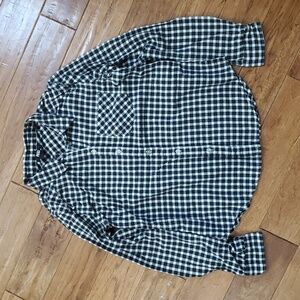 PAIGE Black and White Checkered Shirt